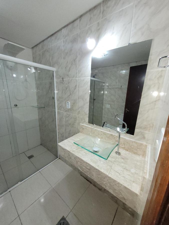 Flat Completo Novo A 350M Da Praia Com Piscina Sao Vicente  Luaran gambar