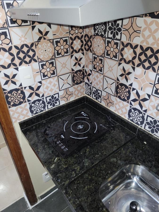 Flat Completo Novo A 350M Da Praia Com Piscina Sao Vicente  Luaran gambar