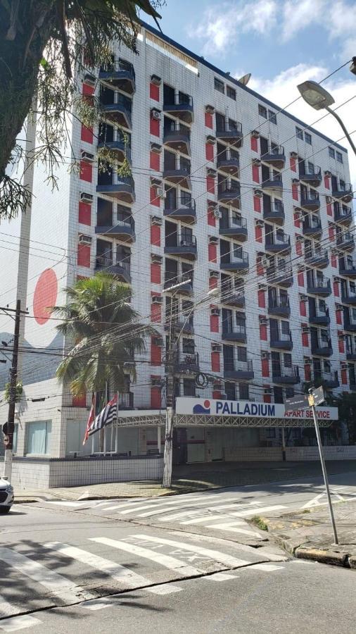 Flat Completo Novo A 350M Da Praia Com Piscina Sao Vicente  Luaran gambar